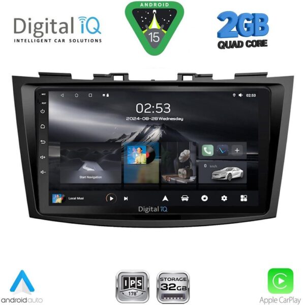 DIGITAL IQ RSD 1685_CPA (9inc) MULTIMEDIA TABLET for SUZUKI SWIFT mod. 2011-2016 - Image 1