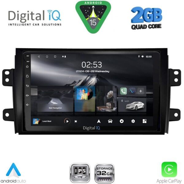 DIGITAL IQ RSD 1688_CPA (9inc) MULTIMEDIA TABLET for FIAT SEDICI – SUZUKI SX4 mod. 2005-2013 - Image 1