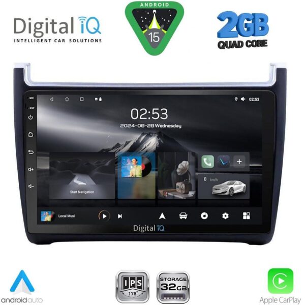 DIGITAL IQ RSD 1757_CPA (9inc) MULTIMEDIA TABLET for VW POLO mod. 2014-2017 - Image 1