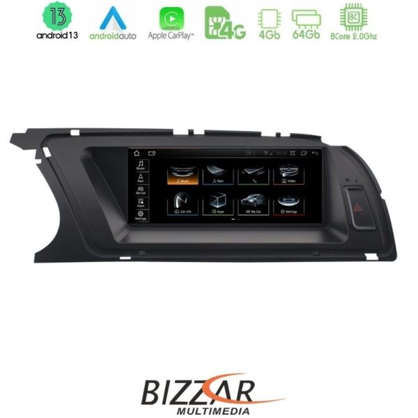 Bizzar Lite Edition Audi A4 (B8.5) 2013-2015 (με MMI3G) Android13 8Core (4+64GB) Navigation Multimedia 8.8" - Image 1