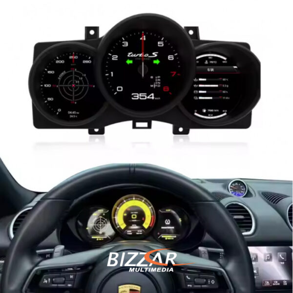 Bizzar Digital Cluster PORSCHE MACAN 2014-2023 Digital HD LCD Instrument Cluster 12.3" με Carplay | HDMI in - Image 2