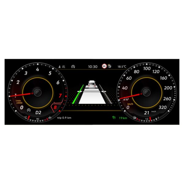 Bizzar Digital Cluster VW PASSAT B6/B7 Digital HD LCD Instrument Cluster 10.25" με Carplay | HDMI in - Image 3