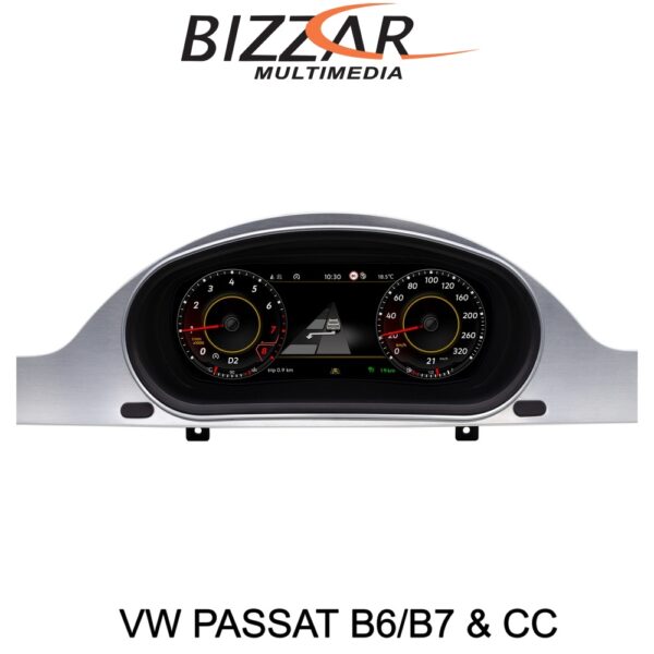 Bizzar Digital Cluster VW PASSAT B6/B7 Digital HD LCD Instrument Cluster 10.25" με Carplay | HDMI in - Image 1