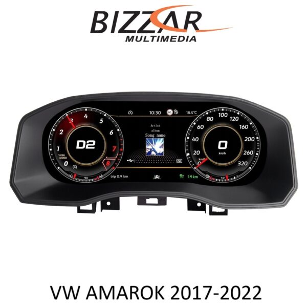Bizzar Digital Cluster VW AMAROK 2017-2020 Digital HD LCD Instrument Cluster 12.3" με Carplay | HDMI in - Image 1