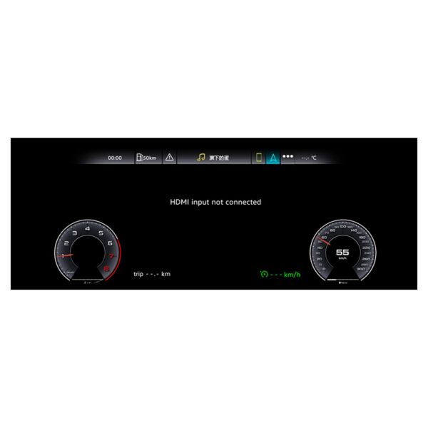 Bizzar Digital Cluster AUDI A4 (B8.5) 2013-2016 Digital HD LCD Instrument Cluster 12.3" με Carplay | HDMI in - Image 2