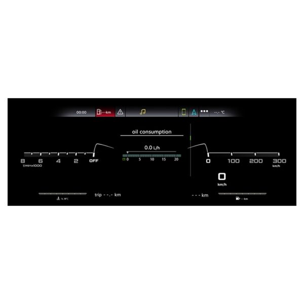 Bizzar Digital Cluster AUDI A4 (B8.5) 2013-2016 Digital HD LCD Instrument Cluster 12.3" με Carplay | HDMI in - Image 4