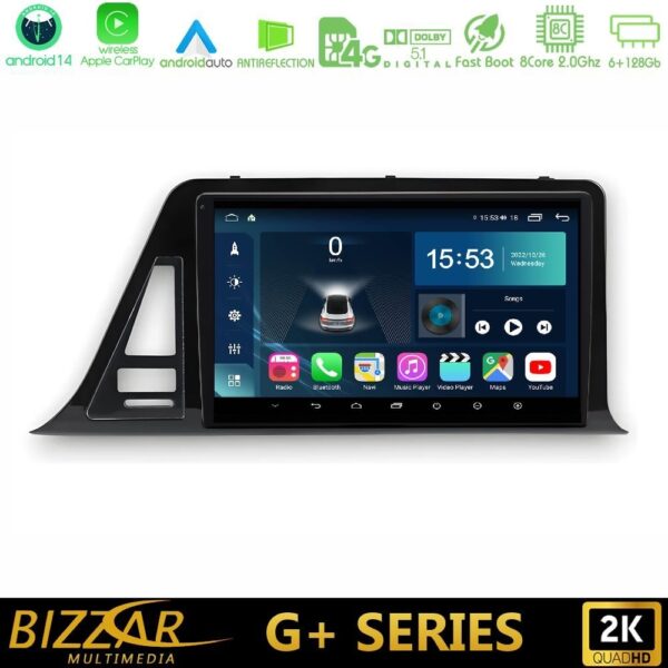 Bizzar G+ Series Toyota CH-R RHD 8core Android14 6+128GB Navigation Multimedia Tablet 9" - Image 1
