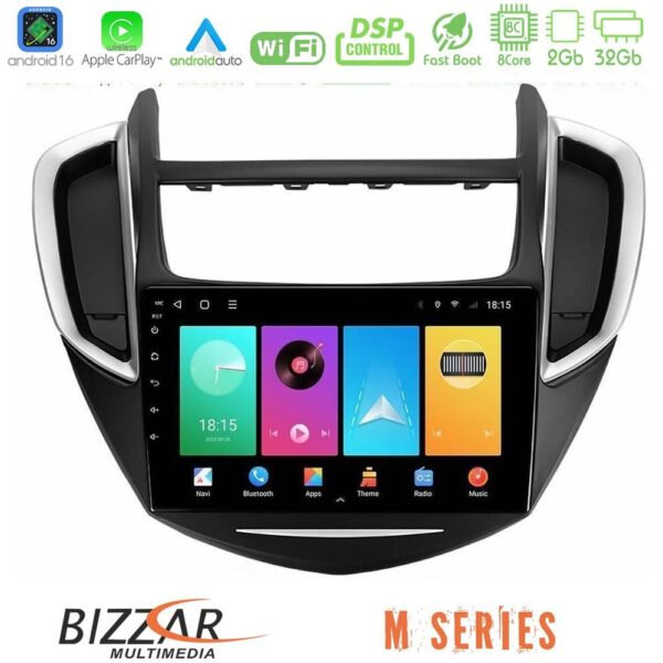 Bizzar M Series 8Core Android16 2+32GB Chevrolet Trax 2013-2020 Navigation Multimedia Tablet 9" - Image 1