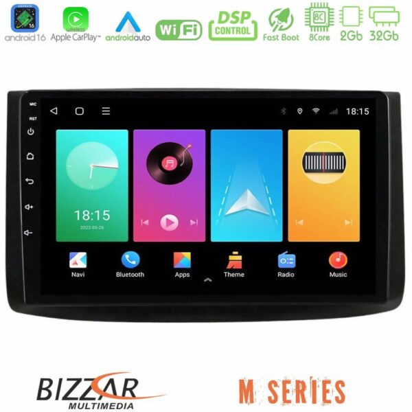 Bizzar M Series 8Core Android16 2+32GB  Chevrolet Aveo 2006-2010 Navigation Multimedia Tablet 9" - Image 1