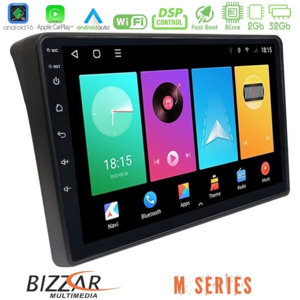 Bizzar M Series 8Core Android16 2+32GB  Fiat Ducato/Citroen Jumper/Peugeot Boxer Navigation Multimedia Tablet 9" - Image 1