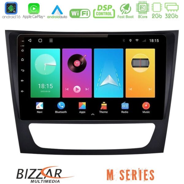 Bizzar M Series 8Core Android16 2+32GB  Mercedes E Class / CLS Class Navigation Multimedia Tablet 9" - Image 1