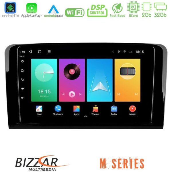 Bizzar M Series 8Core Android16 2+32GB  Mercedes ML/GL Class Navigation Multimedia Tablet 9" - Image 1