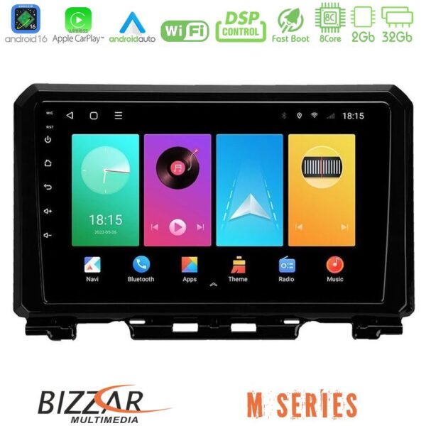 Bizzar M Series 8Core Android16 2+32GB  Suzuki Jimny 2018-2022 Navigation Multimedia Tablet 9" - Image 1