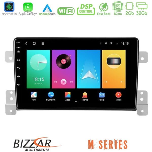 Bizzar M Series 8Core Android16 2+32GB Suzuki Grand Vitara Navigation Multimedia Tablet 9" - Image 1