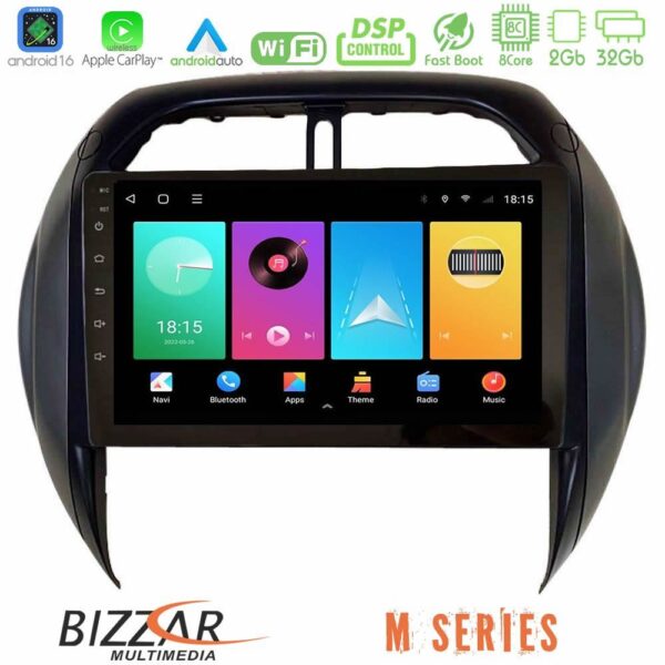 Bizzar M Series 8Core Android16 2+32GB  Toyota RAV4 2001-2005 (Auto A/C) Navigation Multimedia Tablet 9" - Image 1