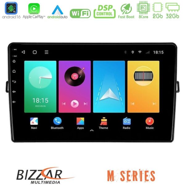 Bizzar M Series 8Core Android16 2+32GB  Toyota Auris Navigation Multimedia Tablet 10" - Image 1