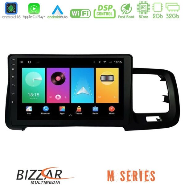Bizzar M Series 8Core Android16 2+32GB Volvo S60 2010-2018 Navigation Multimedia Tablet 9" - Image 1