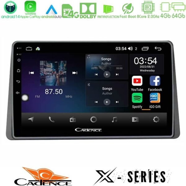 Bizzar G+ Series Dacia Duster 2025-> 8core Android14 6+128GB Navigation Multimedia Tablet 9" - Image 5