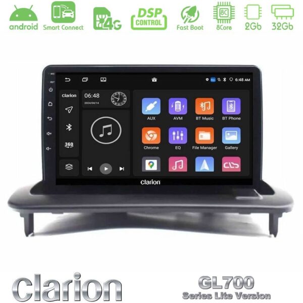 Clarion GL700 Lite Series 8Core Android ClarionOS 2+32GB Volvo S40/C30/C70 Navigation Multimedia Tablet 9" Με Carplay & Android Auto - Image 1