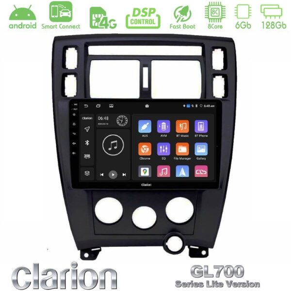 Clarion GL700 Lite Series Hyundai Tucson 2006 – 2013 8Core Android ClarionOS 6+128GB Navigation Multimedia Tablet 10" Με Carplay & Android Auto Με Carplay & Android Auto - Image 1