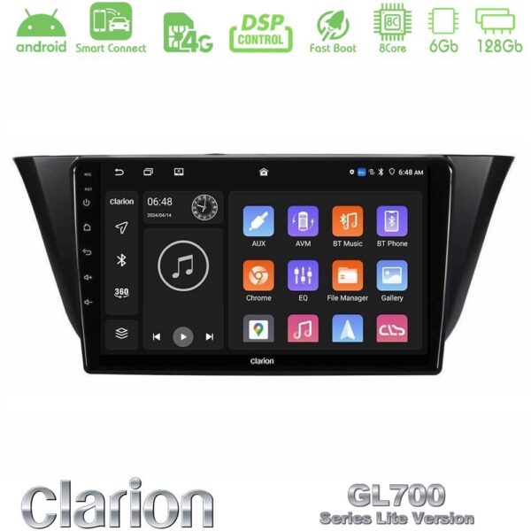 Clarion GL700 Lite Series 8Core Android ClarionOS 6+128GB Iveco Daily 2014-2025 Navigation Multimedia Tablet 9" Με Carplay & Android Auto - Image 1