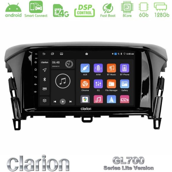 Clarion GL700 Lite Series 8Core Android ClarionOS 6+128GB Mitsubishi Eclipse Cross Navigation Multimedia Tablet 9" Με Carplay & Android Auto - Image 1