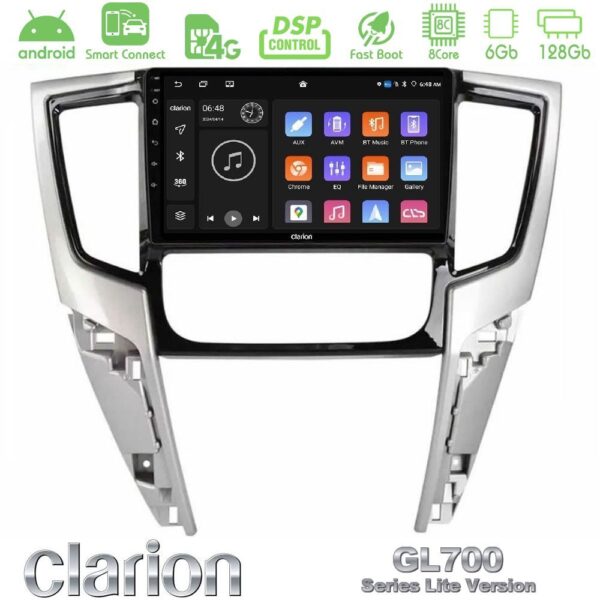 Clarion GL700 Lite Series 8Core Android ClarionOS 6+128GB Mitsubishi L200 2019-2023 Navigation Multimedia Tablet 9" Με Carplay & Android Auto - Image 1