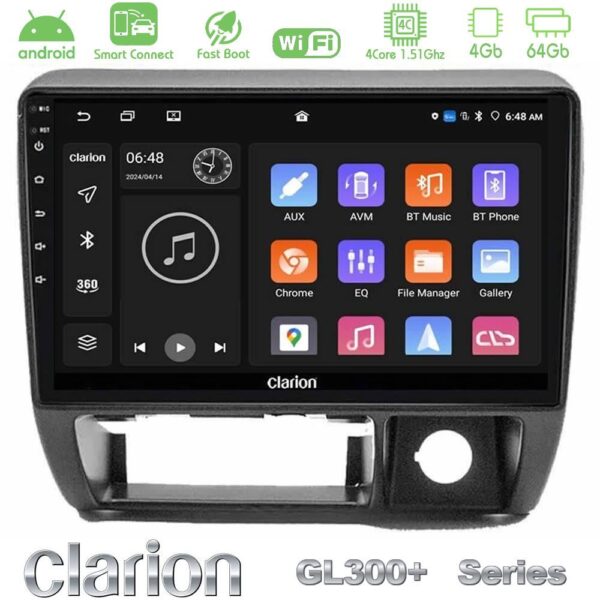 Clarion GL300+ Series 4Core Android ClarionOS 4+64GB Suzuki Jimny 1998-2005 Navigation Multimedia Tablet 9" - Image 1