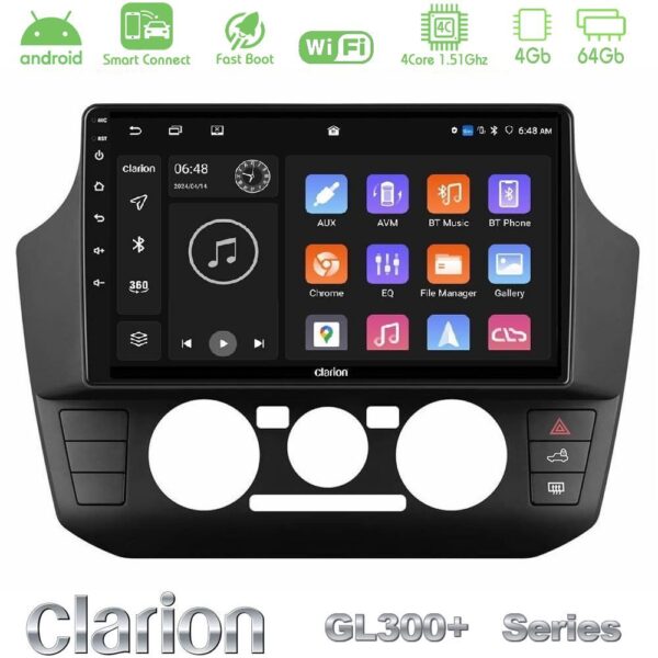 Clarion GL300+ Series 4Core Android ClarionOS 4+64GB VW Up/Skoda Citigo/Seat Mii Navigation Multimedia Tablet 9" - Image 1