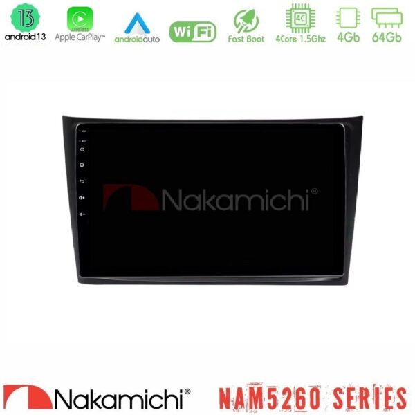 Nakamichi NAM5260 Series Volvo XC90 2006-2014 4Core Android13 4+64GB Navigation Multimedia Tablet 10" Με Carplay & Android Auto - Image 1