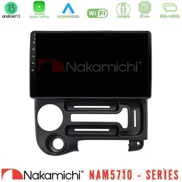 Nakamichi NAM5710 Series 8Core Android13 4+64GB Hyundai Atos 1997 – 2010 Navigation Multimedia Tablet 9" - Image 1