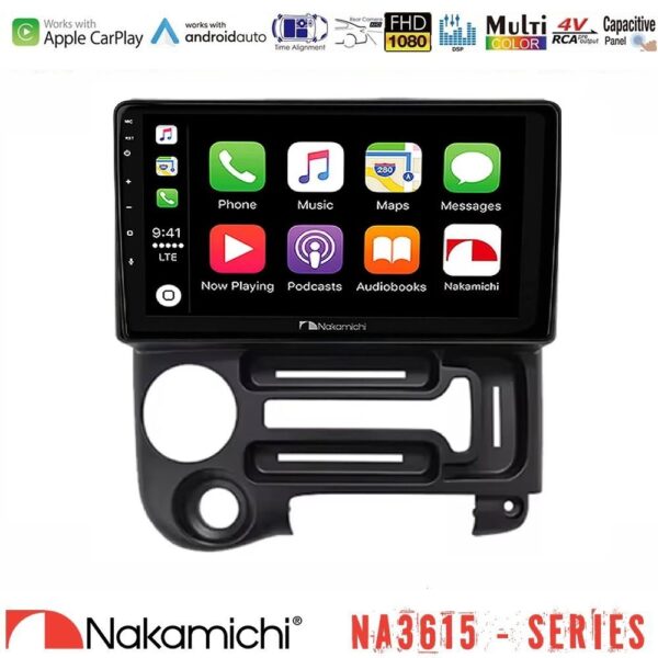 Nakamichi NA3615 Series Με Wireless Carplay & Android Auto Hyundai Atos 1997 – 2010 Media Station Tablet 9" - Image 1