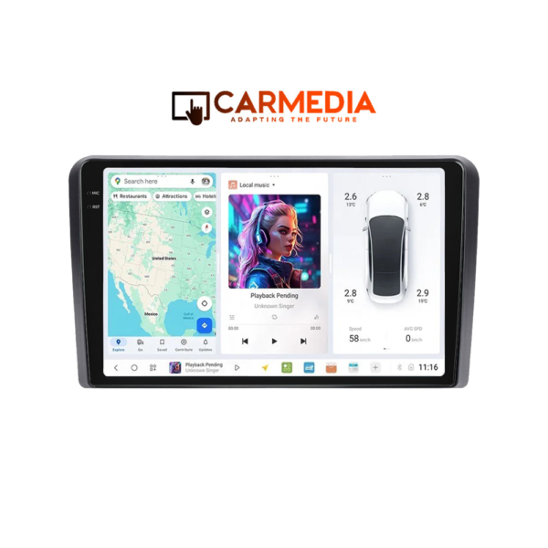 CARMEDIA CMDU121036-7 PRO PLUS TABLET 10.36" OEM CITROEN C5 2007-2017 - Image 1