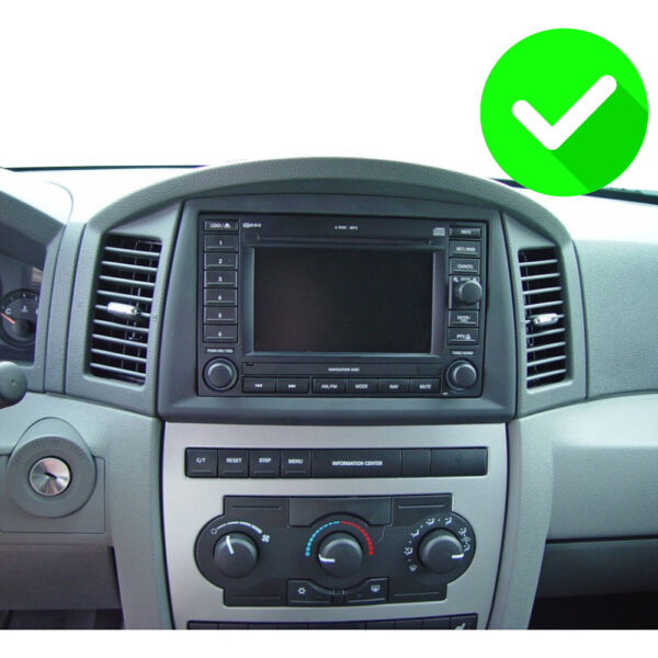 CARMEDIA CM20810B-13 KNOB TABLET 10'' OEM JEEP GRAND CHEROKEE 2005-2007 V2 - Image 3