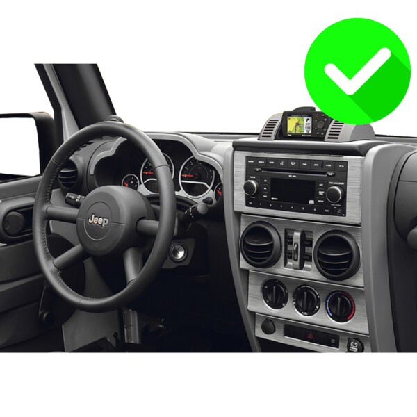 CARMEDIA CM209P-13 PERFORMANCE TABLET 9'' OEM JEEP WRANGLER 2006-2011 (4 SWITCHES) - Image 3