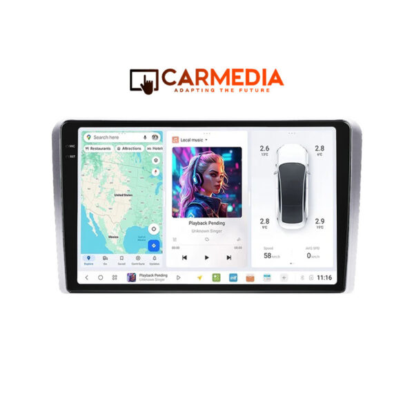 CARMEDIA CMDU12095-7 PRO PLUS TABLET 9.5'' OEM ALFA ROMEO MITO 2008+ - Image 1