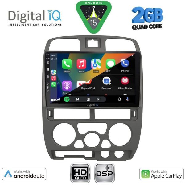 DIGITAL IQ BXC 3253GR_CPAA (9inc) MULTIMEDIA TABLET for ISUZU D-MAX mod. 2002-2008 (GREY) - Image 2