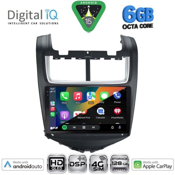 DIGITAL IQ BXF 17075_CPAA (9inc) MULTIMEDIA TABLET for CHEVROLET AVEO mod. 2014-2017 - Image 2