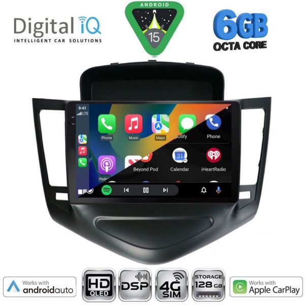 DIGITAL IQ BXF 17076_CPAA (9inc) MULTIMEDIA TABLET for CHEVROLET CRUZE mod. 2008-2012 - Image 2