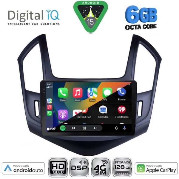 DIGITAL IQ BXF 17077_CPAA (9inc) MULTIMEDIA TABLET for CHEVROLET CRUZE mod. 2013-2015 - Image 2