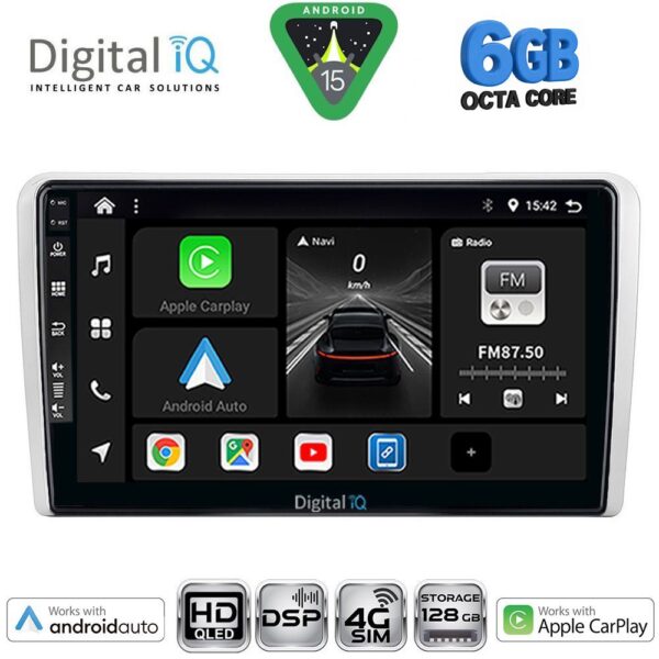 DIGITAL IQ BXF 17481SL_CPAA (9inc) MULTIMEDIA TABLET for OPEL ALL mod. 2004-2014 (SILVER) - Image 1