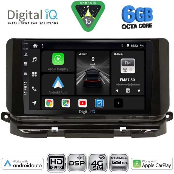 DIGITAL IQ BXF 17598_CPAA (10inc) MULTIMEDIA TABLET for SKODA OCTAVIA 8 mod. 2021-2026 - Image 1