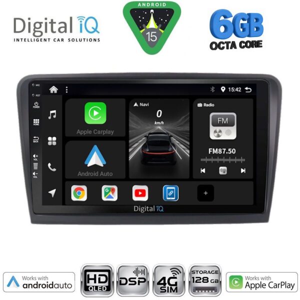DIGITAL IQ BXF 17601_CPAA (9inc) MULTIMEDIA TABLET for SKODA RAPID mod. 2012-2023 - Image 1