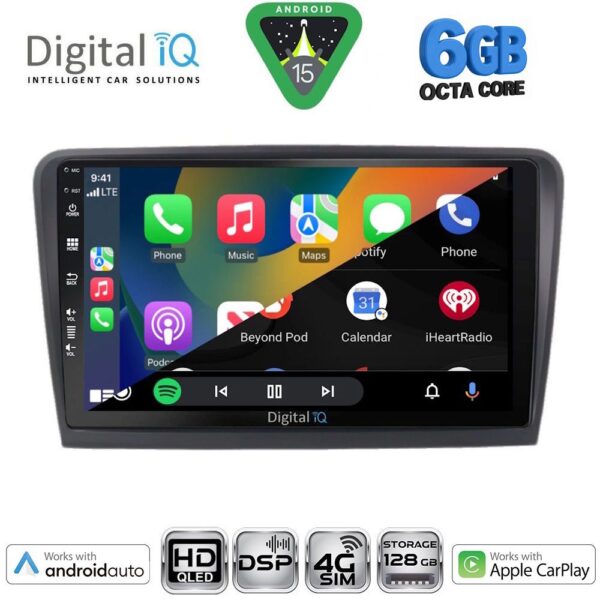 DIGITAL IQ BXF 17601_CPAA (9inc) MULTIMEDIA TABLET for SKODA RAPID mod. 2012-2023 - Image 2