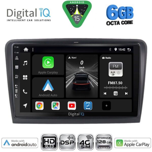 DIGITAL IQ BXF 17604B_CPAA (10inc) MULTIMEDIA TABLET for SKODA SUPERB mod. 2008-2015 - Image 1