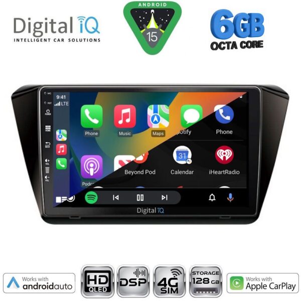 DIGITAL IQ BXF 17605_CPAA (10inc) MULTIMEDIA TABLET for SKODA SUPERB mod. 2015-2023 - Image 2