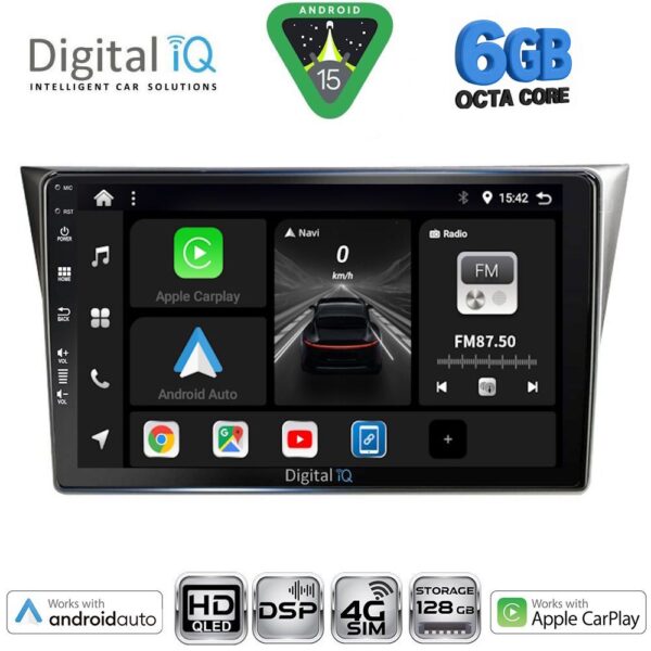 DIGITAL IQ BXF 17659_CPAA (9inc) MULTIMEDIA TABLET for SUBARU IMPREZA mod. 2002-2008 - Image 1
