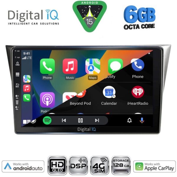 DIGITAL IQ BXF 17659_CPAA (9inc) MULTIMEDIA TABLET for SUBARU IMPREZA mod. 2002-2008 - Image 2