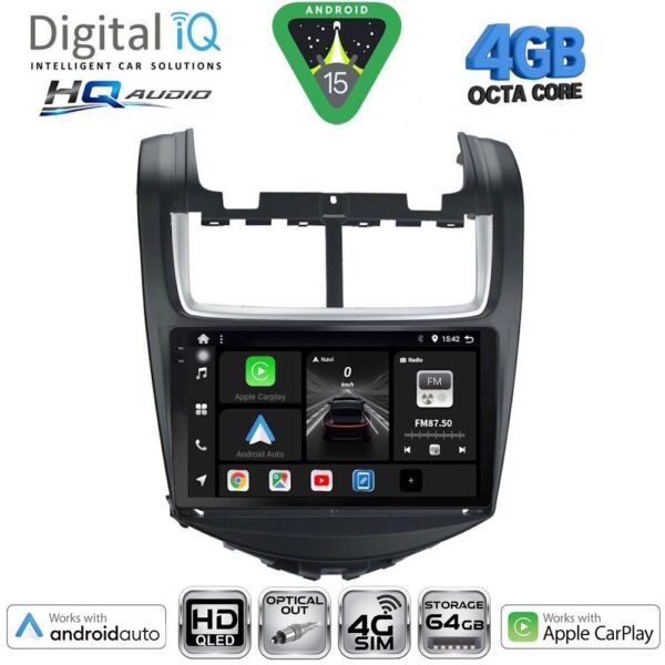 DIGITAL IQ BXK 19075_CPAA (9inc) MULTIMEDIA TABLET for CHEVROLET AVEO mod. 2014-2017 - Image 1