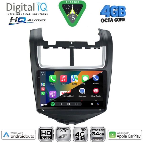 DIGITAL IQ BXK 19075_CPAA (9inc) MULTIMEDIA TABLET for CHEVROLET AVEO mod. 2014-2017 - Image 2